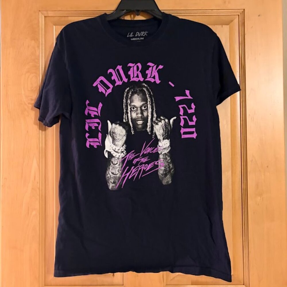Lil Durk The Voice of the Heroes T-Shirt Size M
